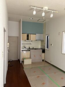 板橋区賃貸マンションリノベ　一棟　反転　キッチン　冷蔵庫置き場　2LDK　1LDK