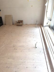 床下地の張替え完了