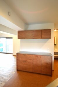 練馬区マンションリノベ　照明　取手　古いものを再利用　レトロ　ビンテージ