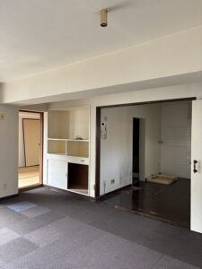 練馬区マンションリノベ　照明　取手　古いものを再利用　レトロ　ビンテージ