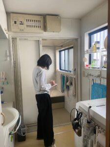 洗面脱衣室before1